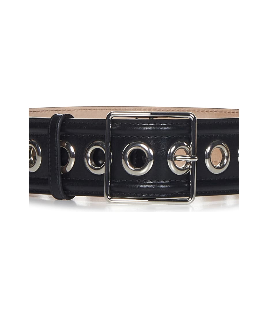 Alexander McQueen Black Leather Belt | italist