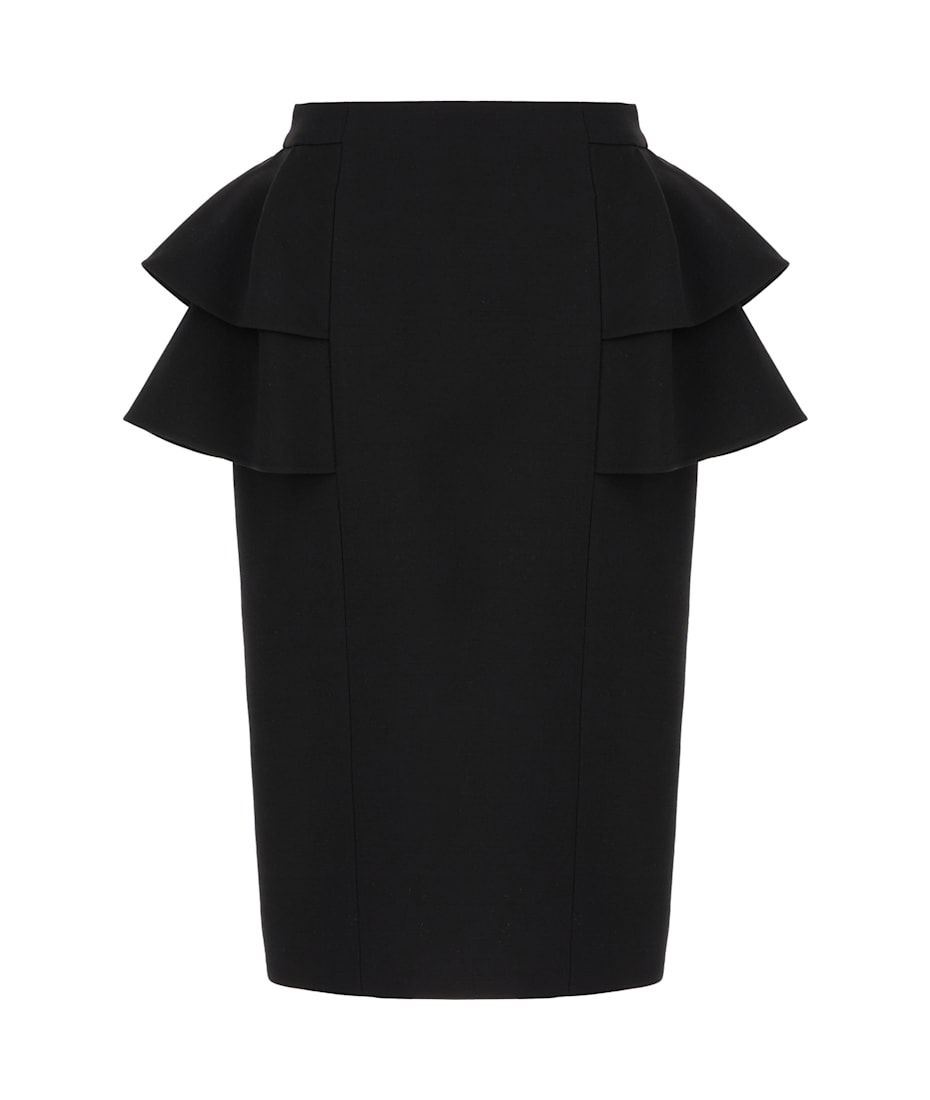 スカート VALENTINO GARAVANI Black Wool Skirt Valentino Garavani Black Wool Skirt | italist