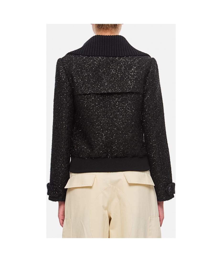 【送料&関税込】self-portrait Tinsel Boucle Bomber Jacket TINSEL BOUCLE BOMBER JACKET for Women - Self-Portrait sale