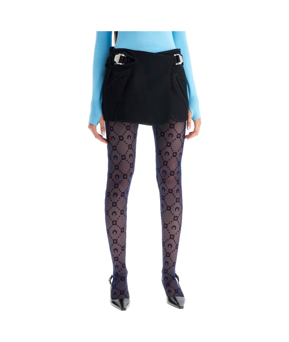 Marine Serre Recycled Mesh Moonogram Tights | italist, ALWAYS LIKE