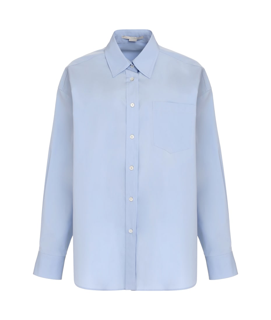 Stella McCartney Chiffon Back Oversized Shirt | italist Stella McCartney Chiffon Back Oversized Shirt | italist