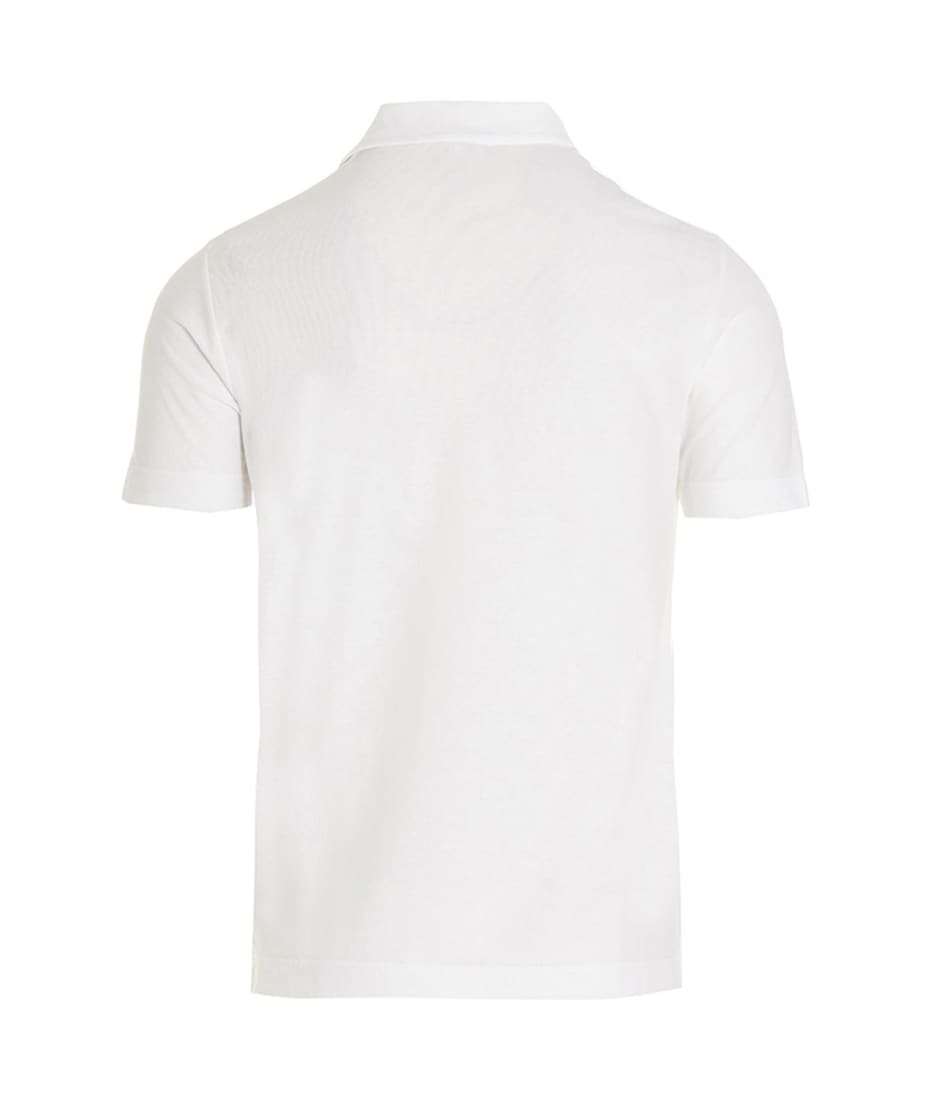 ZANONE／polo shirt【44】 Zanone - Slim-fit organic IceCotton polo shirt - blue copy