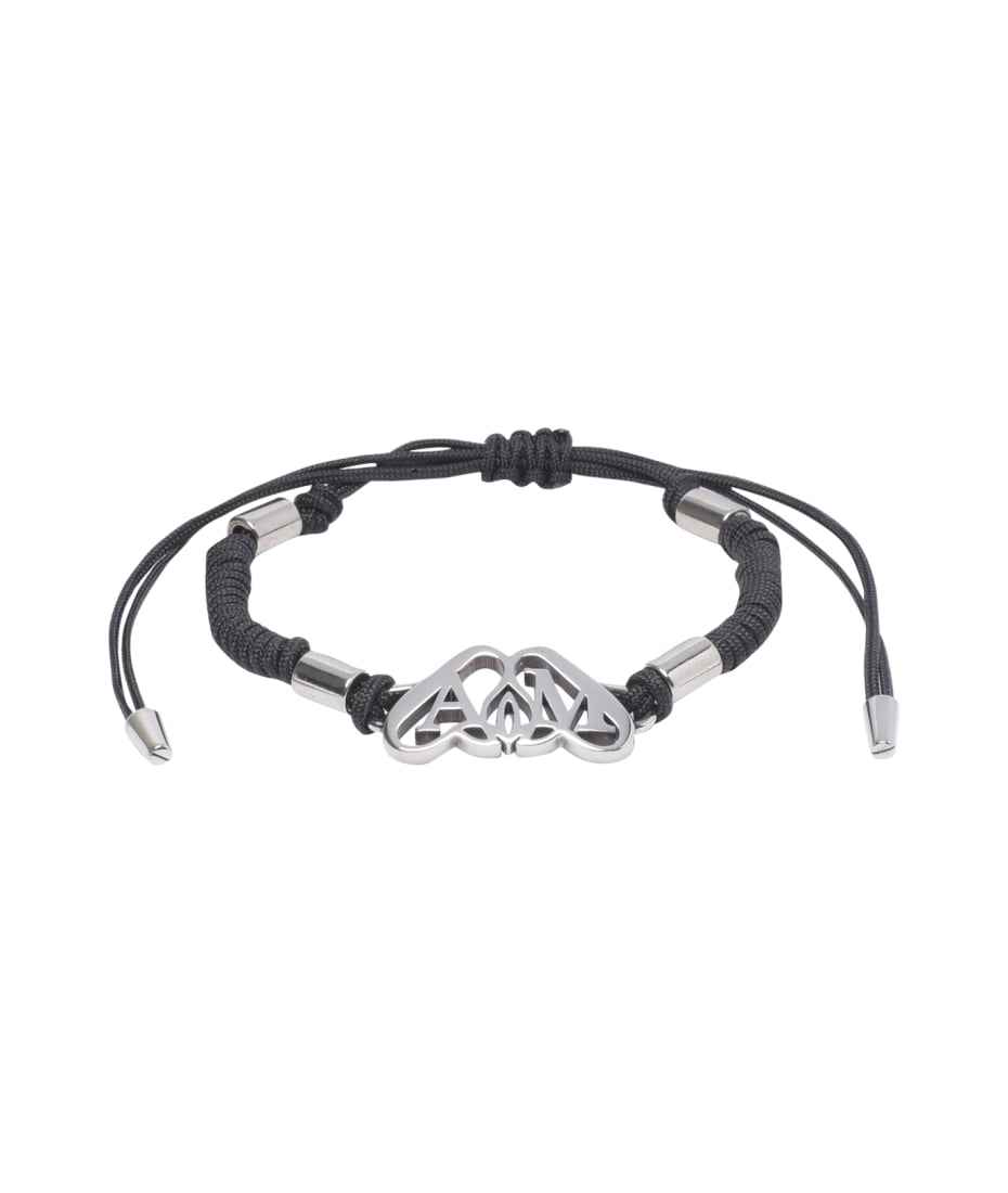 ブレスレット Alexander Mcqueen Friendship Bracelet With Seal Logo Alexander McQueen Friendship Bracelet With 