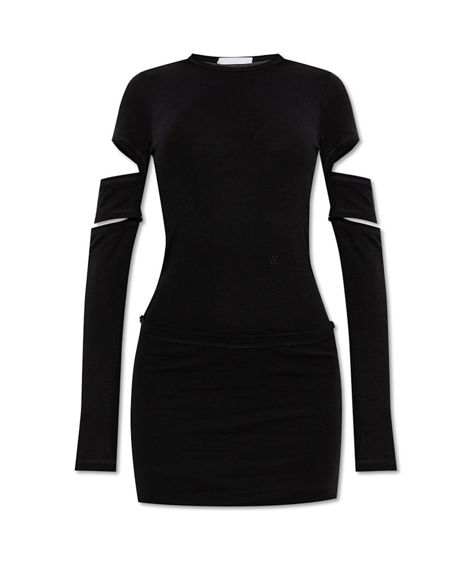 Helmut Lang Slashed Mini Dress | italist