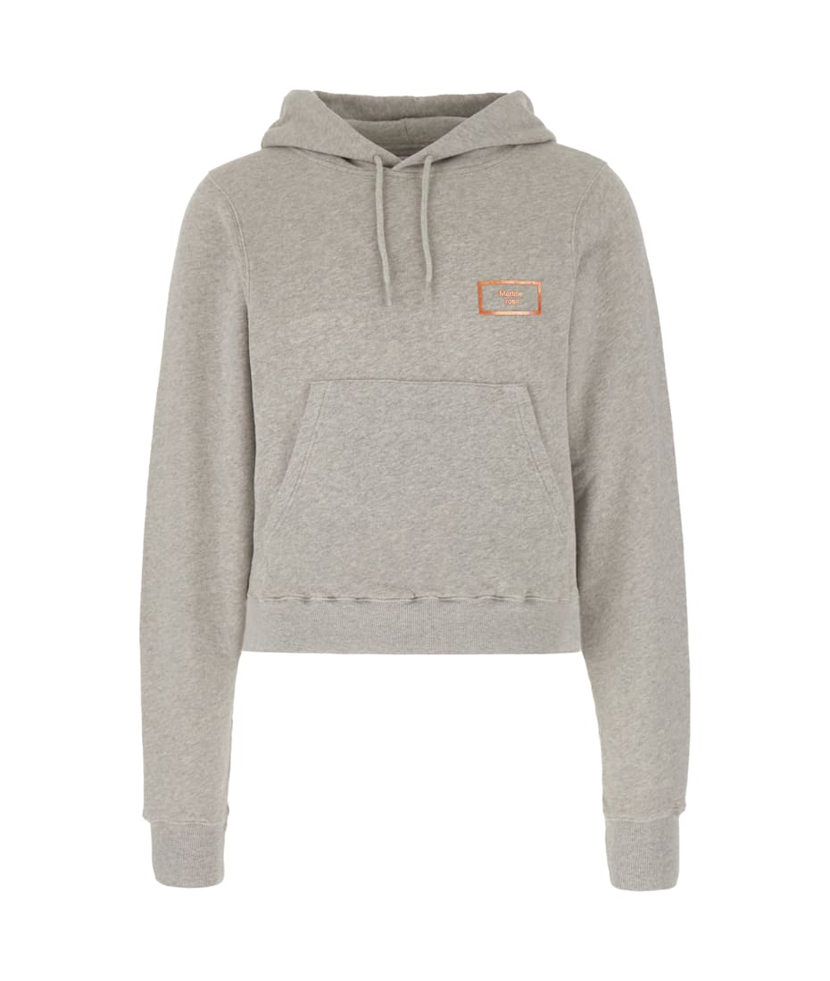 Martine Rose Melange Grey Cotton Sweatshirt | italist