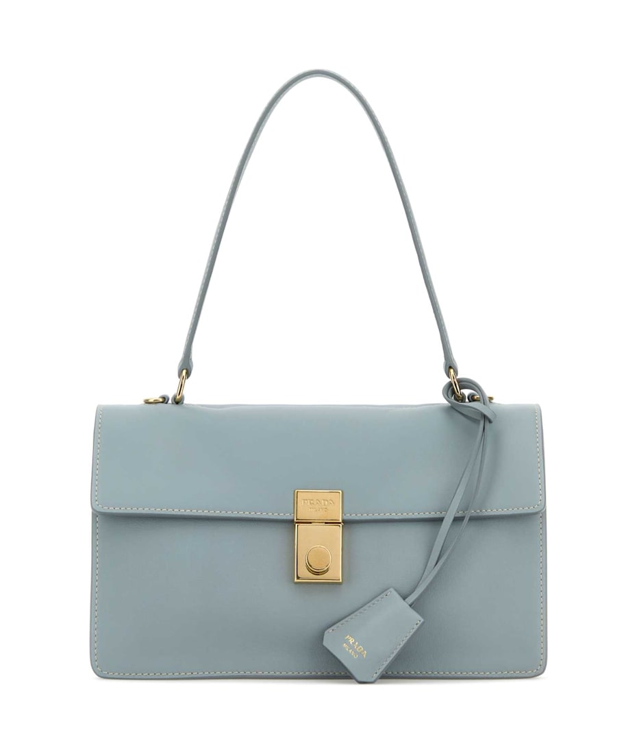 ハンドバッグ PRADA HAND BAG (1BN023VTOO2CYS F0384) Prada Powder Blue Leather Handbag | italist