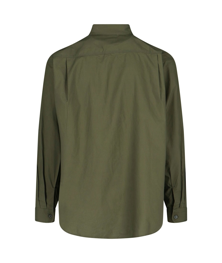 Tシャツ・カットソー Carhartt Bottle green poplin L/S Irwin Shirt (I034530 41XX) Carhartt WIP Catalogue T-Shirt | Rainforest / White | SVD