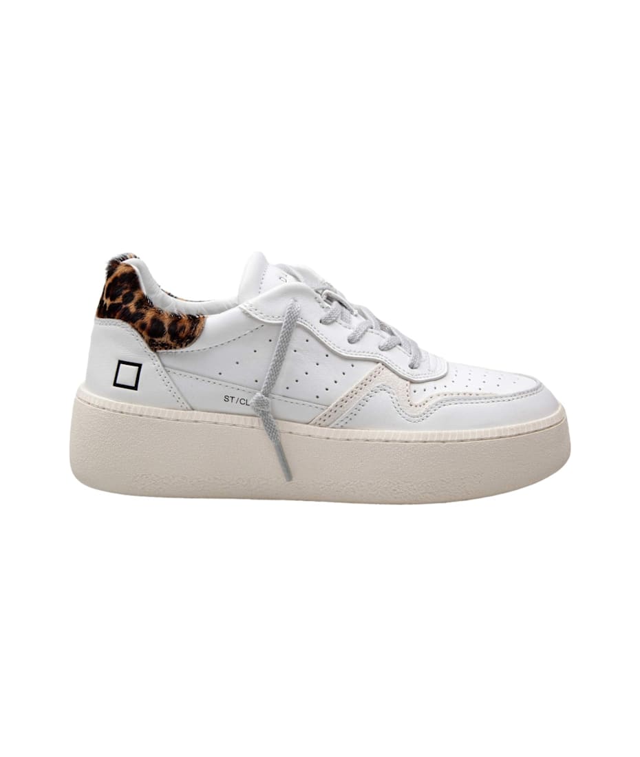 D.A.T.E. スニーカー STEP W997-ST-CA-WD D.A.T.E. Step Sneakers In White Leather | italist