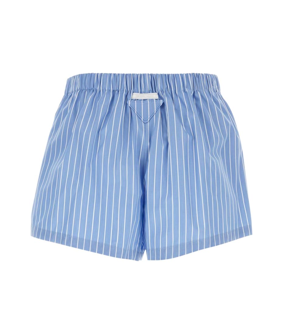 【関税&送料込】Prada Embroidered Wool Shorts Belted mohair and wool shorts in black - Prada | Mytheresa
