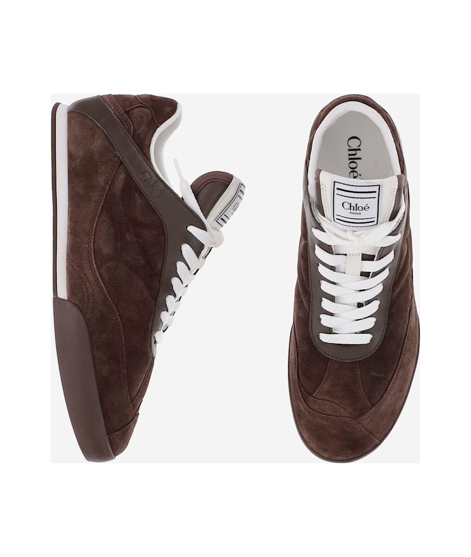 【関税&送料込】Chloe Brown Suede Chloa Kick Sneakers Chloé | Chloe Kick brown sneakers | Savannahs