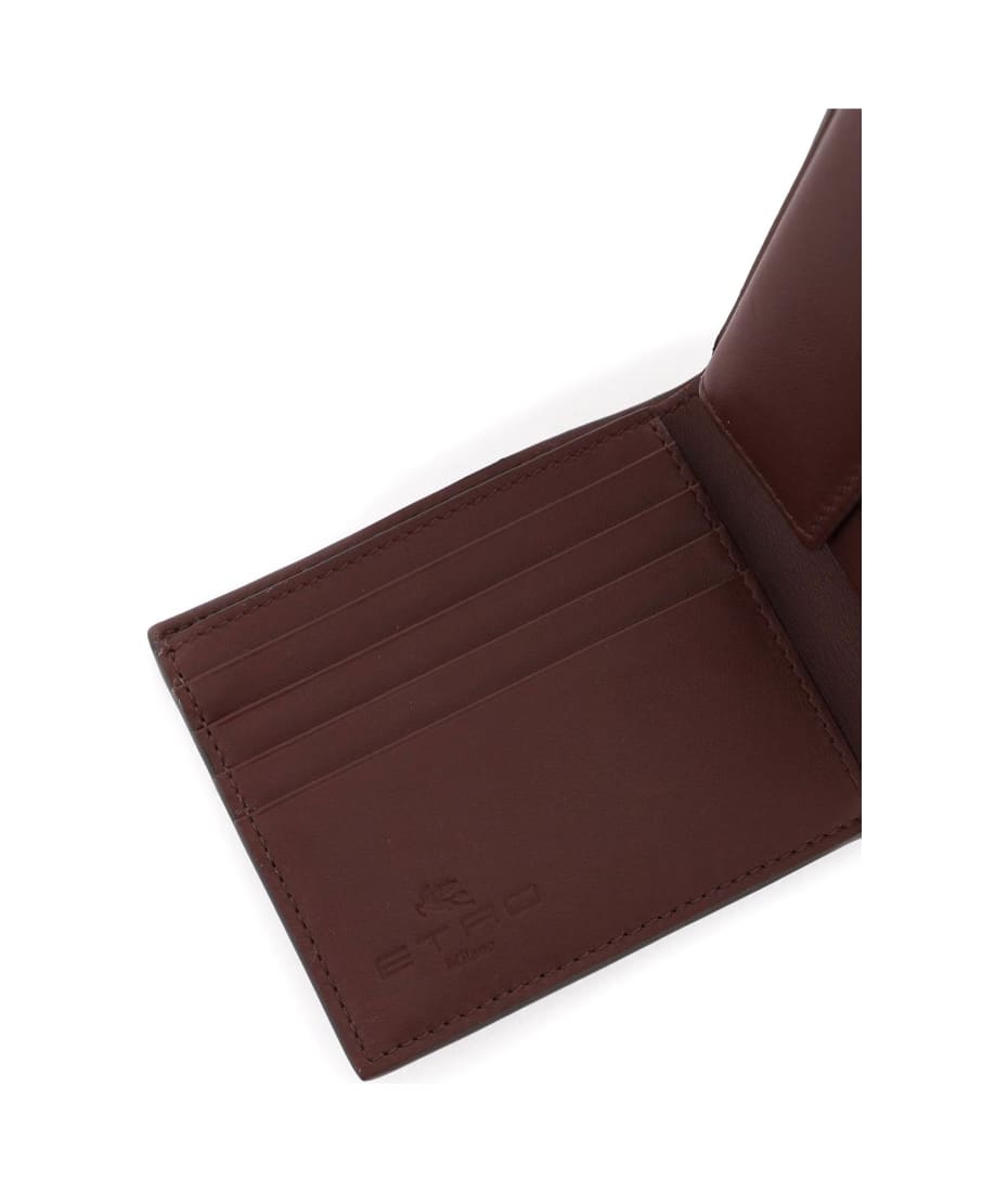 Etro Paisley Bifold Wallet With Pegaso Logo 財布 通販
