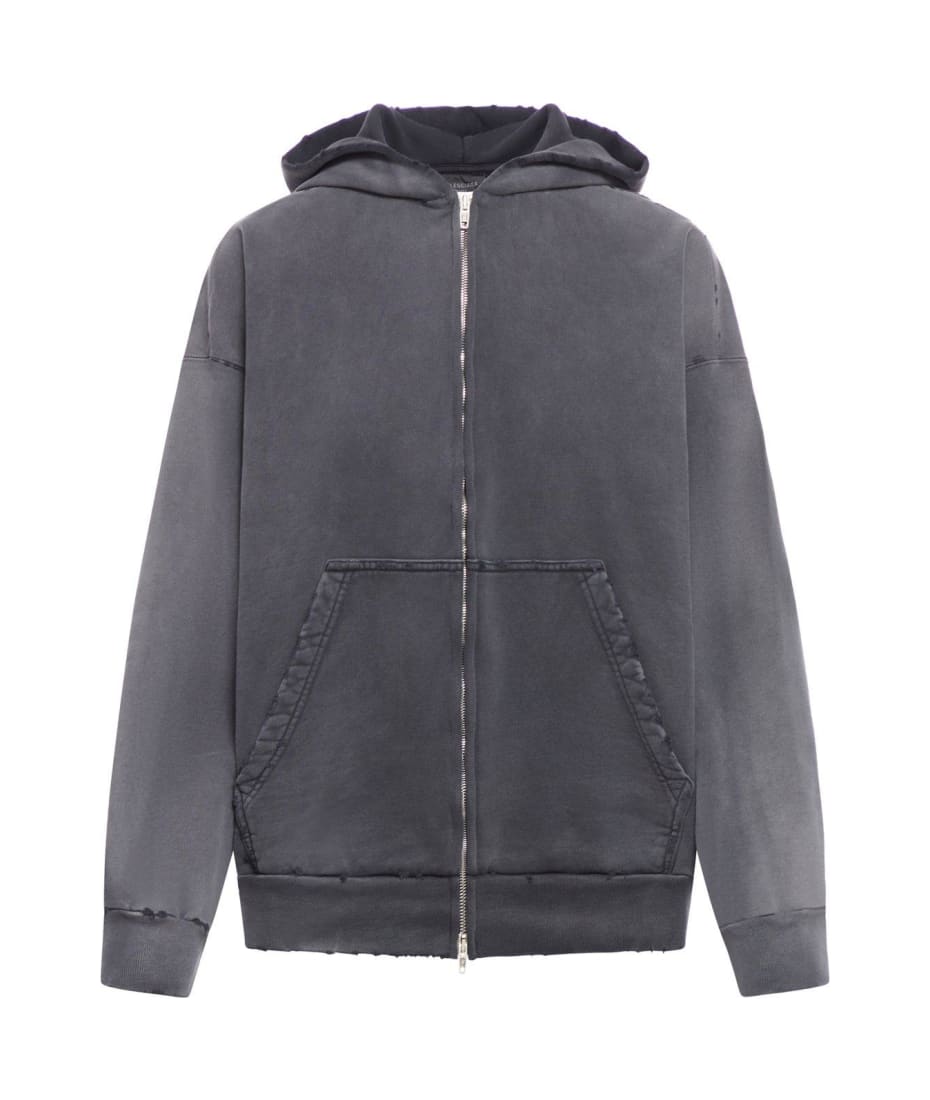 BALENCIAGA|HOOD/ZIP-UP (767877 TQVN6 3569) Balenciaga Graphic Printed Zip-up Hoodie | italist