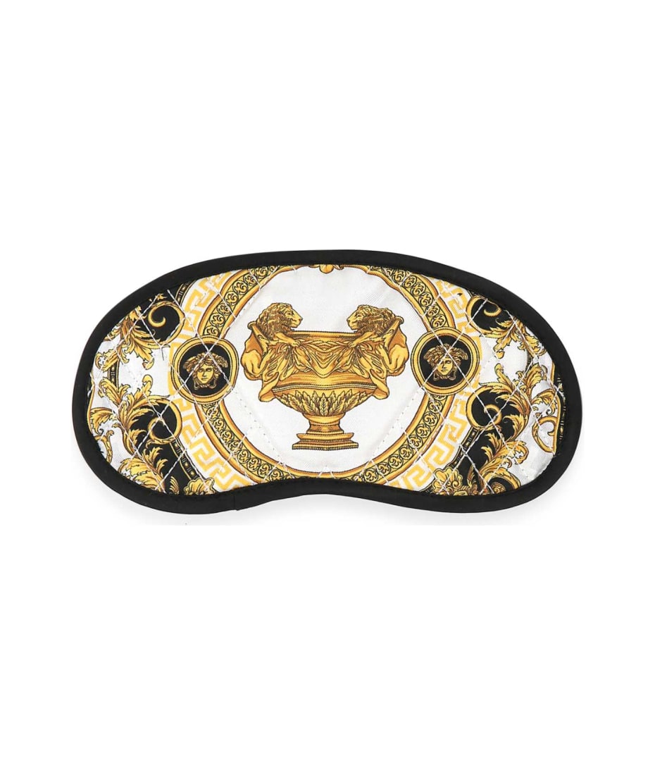【関税&送料込】Versace Printed Silk Eye Mask Versace Printed Silk Eye Mask | italist