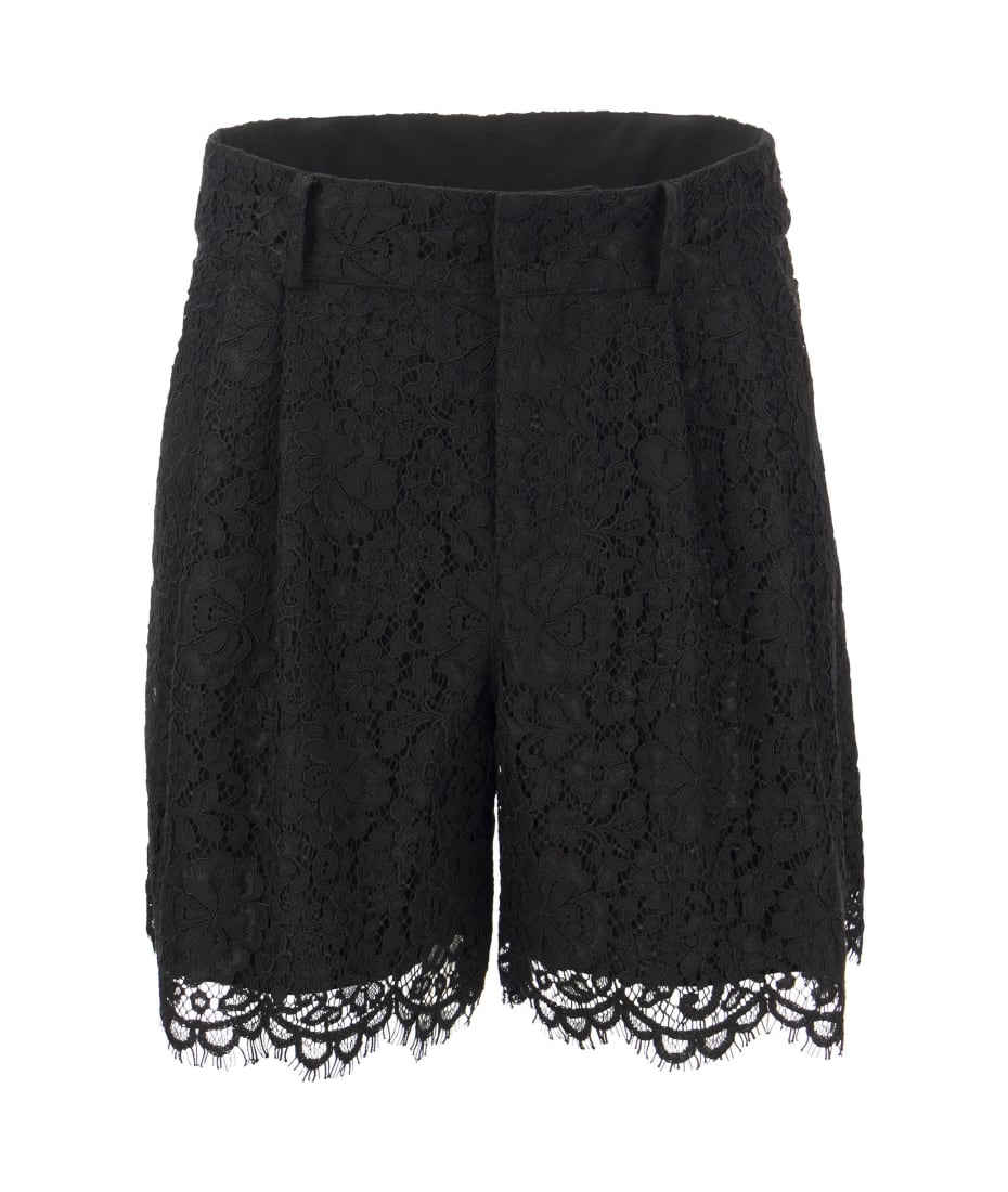 red valentino lace shorts