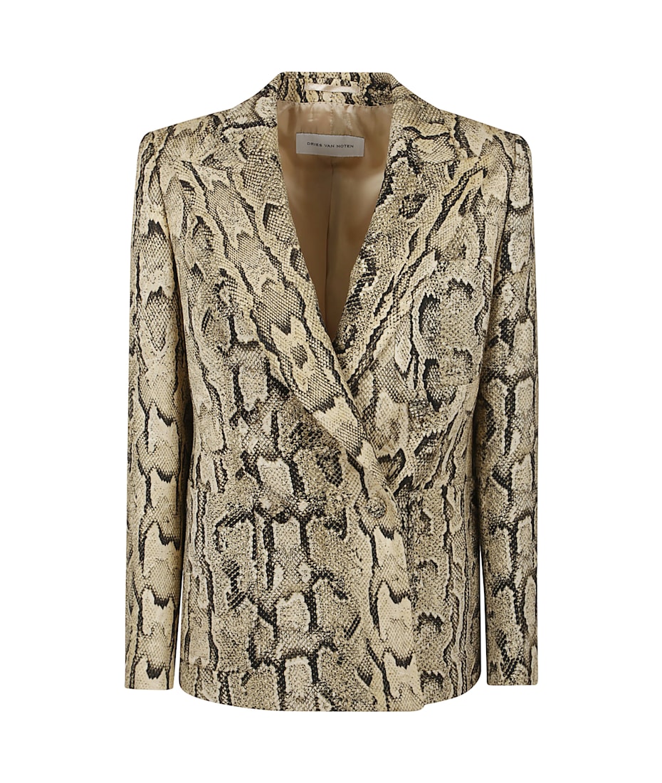 ジャケット Dries Van Noten BEAU BLAZER JACKET (251 010404 1444 102) Double-breasted blazer - Spring-Summer Men | Dries Van Noten