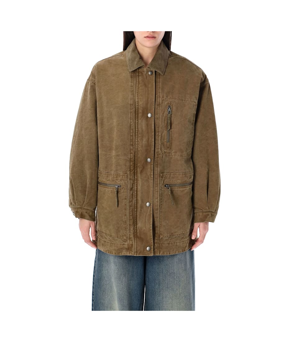 Marant Étoile Kimelia Coated Cotton Jacket | italist, ALWAYS