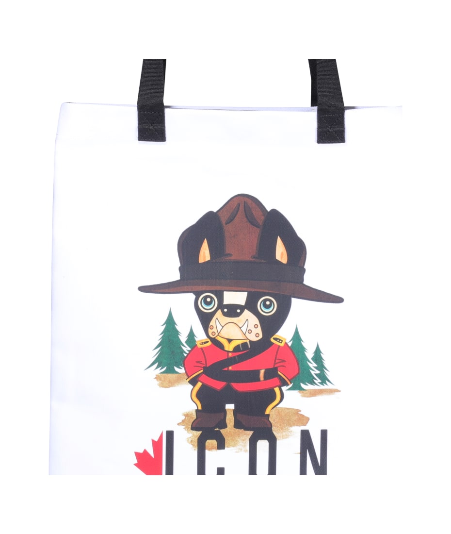 Mountie Dog Tote Bag Dsquared2 | italist