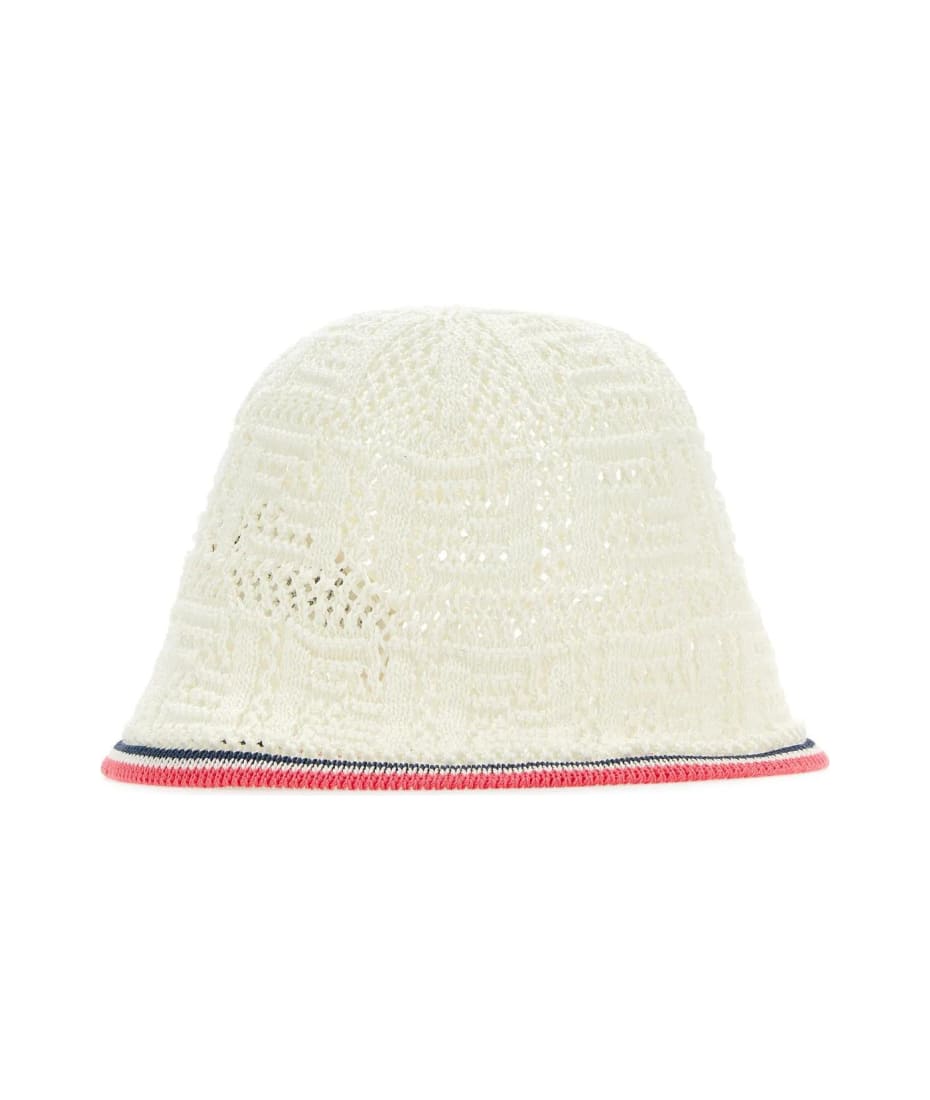 FENDI コットンクロシェハット　白 Fendi Crochet Bucket Hat | italist