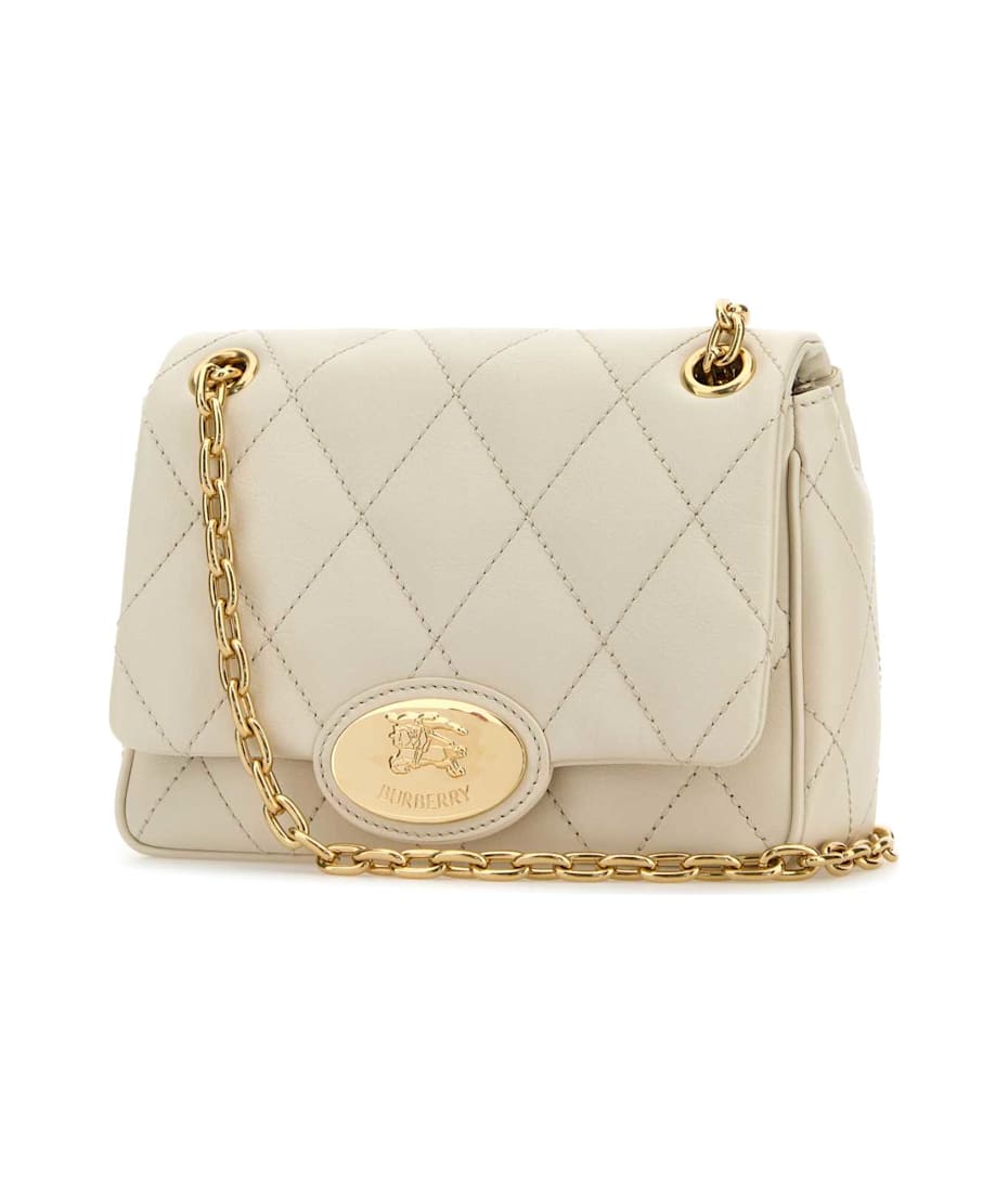 ショルダーバッグ・ポシェット BURBERRY IVORY LEATHER SMALL STRAND SHOULDER BAG Burberry Ivory Leather Small Strand Shoulder Bag | italist
