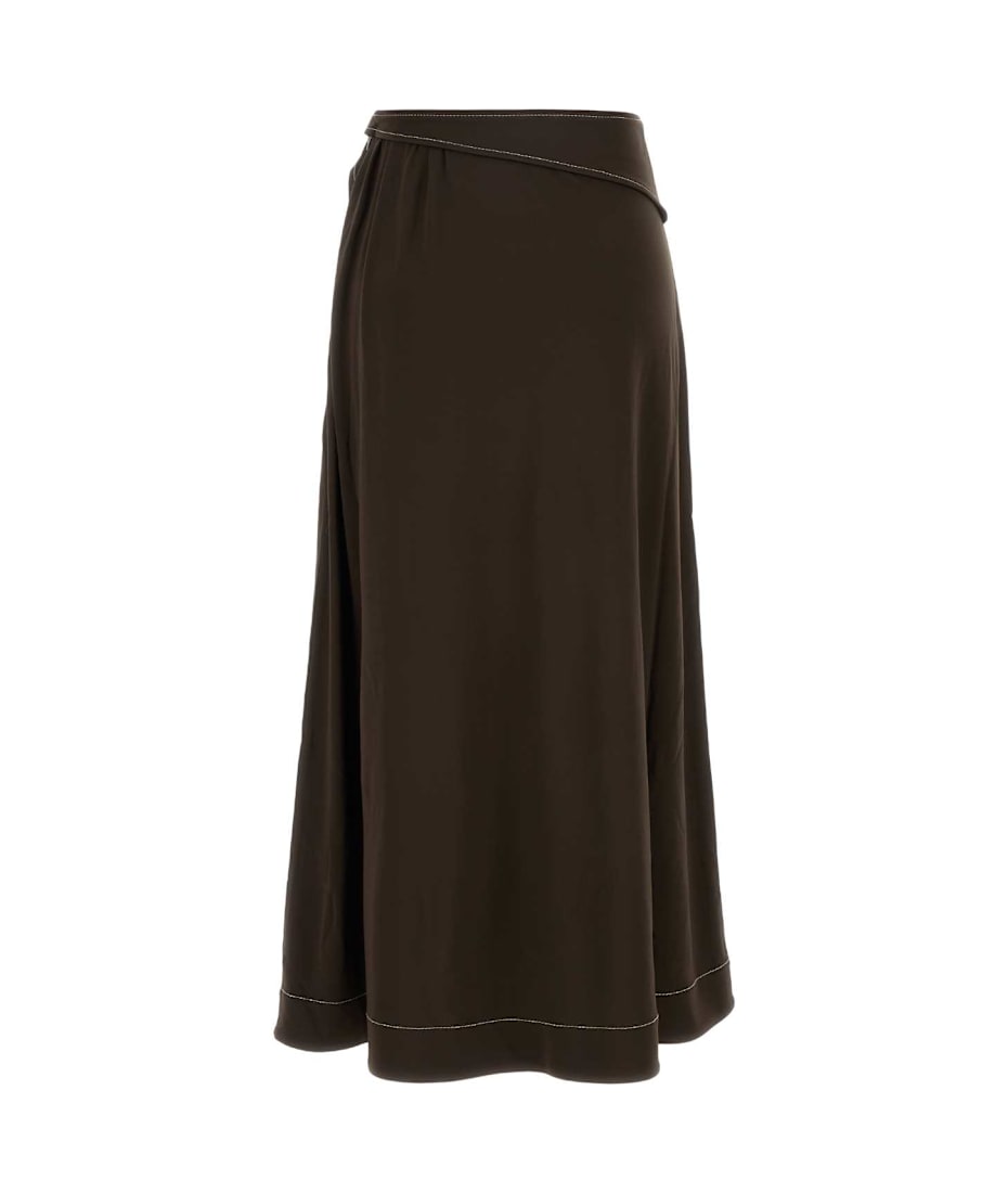 スカート TORY BURCH BROWN VISCOSE SKIRT Tory Burch Brown Viscose Skirt | italist