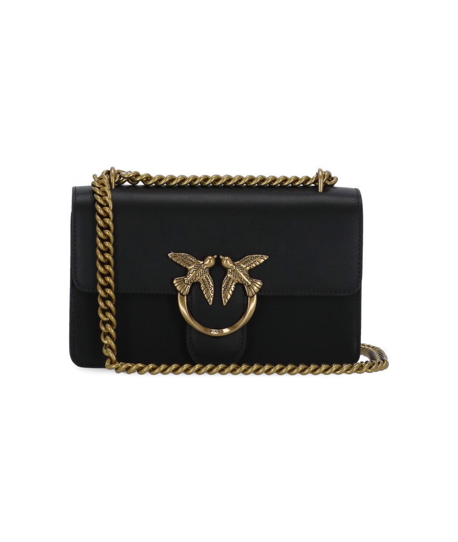ショルダーバッグ・ポシェット Pinko MINI LOVE ONE CROSSBODY BAG Pinko Love One Mini Leather Crossbody Bag | Coggles