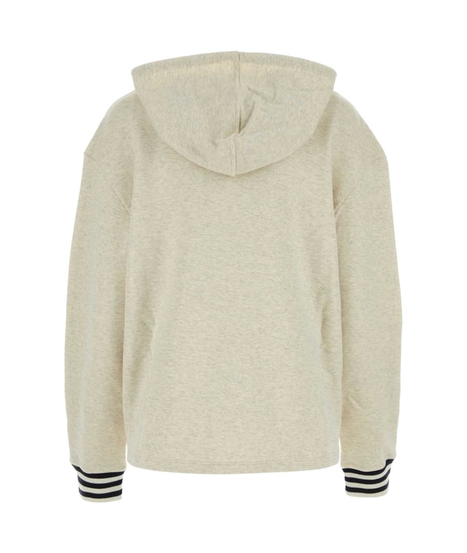 Prada Melange Sand Cotton Sweatshirt - NATURALE