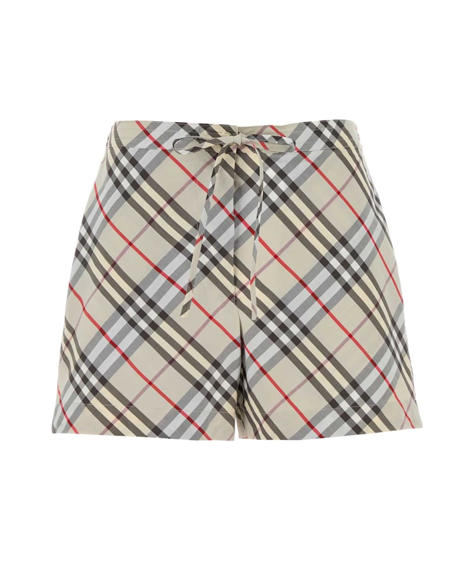 【送料&関税込】Burberry Embroidered Poplin Shorts Burberry Embroidered Poplin Shorts | italist
