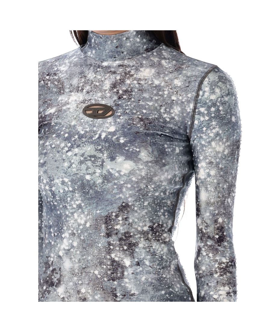 Tシャツ・カットソー DIESEL SS25 T-AKARA TOP (A160940IKAI 9XXA) T-AKARA Long sleeved turtle neck top｜マルチカラー