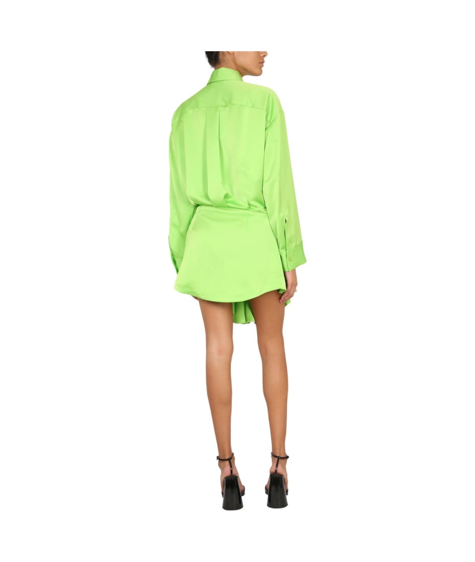 ワンピース THE ATTICO MINI CANDICE SATIN DRESS The Attico Mini Dress ''candice'' | italist