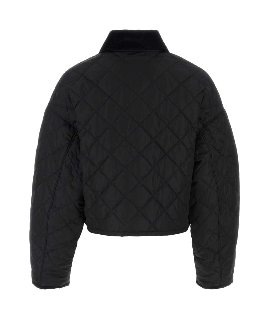レザージャケット・コート PRADA 292166_1WQ9 LIHT RE-NYLON JACKET Prada Black Re-nylon Jacket | italist