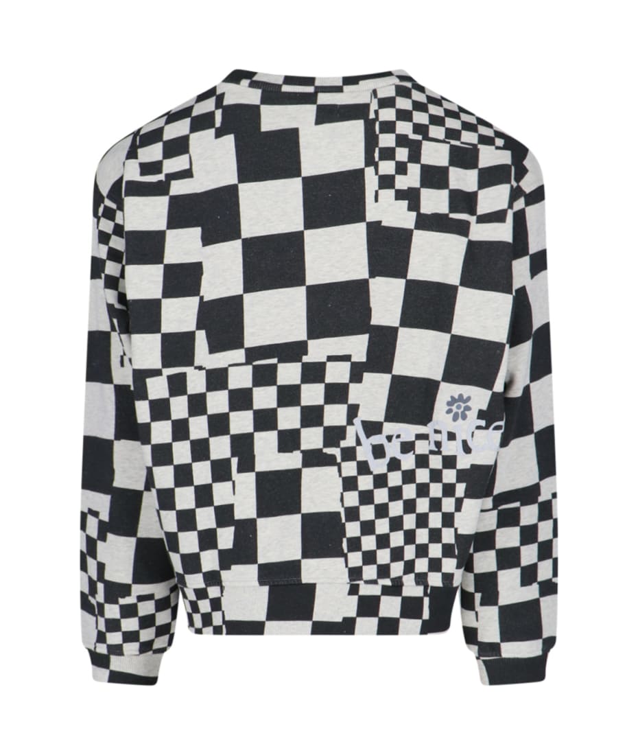 関税送料込み【ERL】'Check print' crew neck sweatshirt ERL 'check Print' Crew Neck Sweatshirt | italist