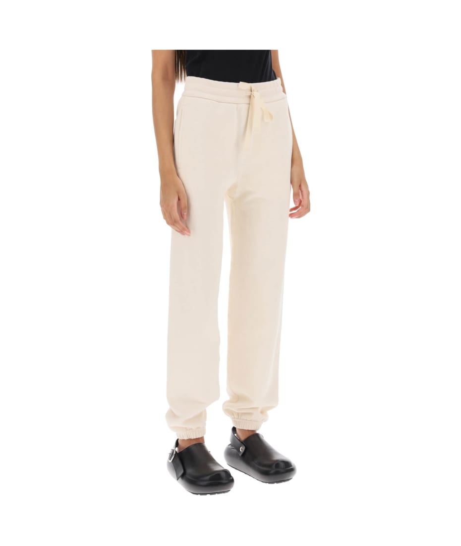 パンツ Jil Sander Ivory Viscose Blend Pant Jil Sander – Ivory extra wide leg pants in fluid washed