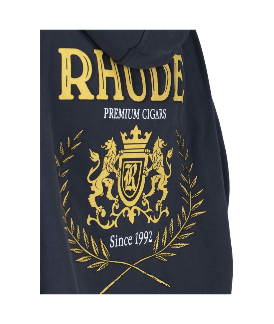 AMIRI★RHUDE CRESTA HOODIE RHUDE Cresta Hoodie | Black | FARFETCH