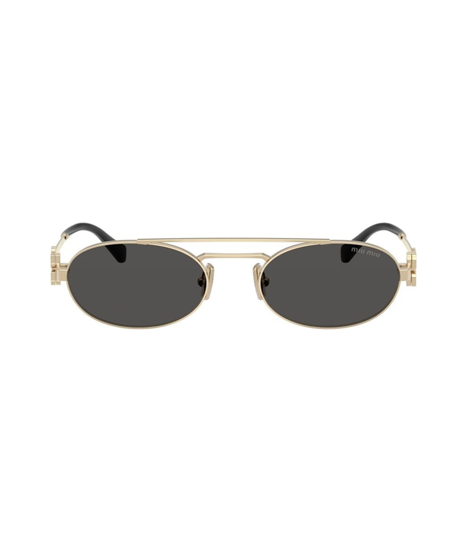 Miu Miu Miumiu 0mu 54zs Miu Logo Zvn08z Oro Sunglasses