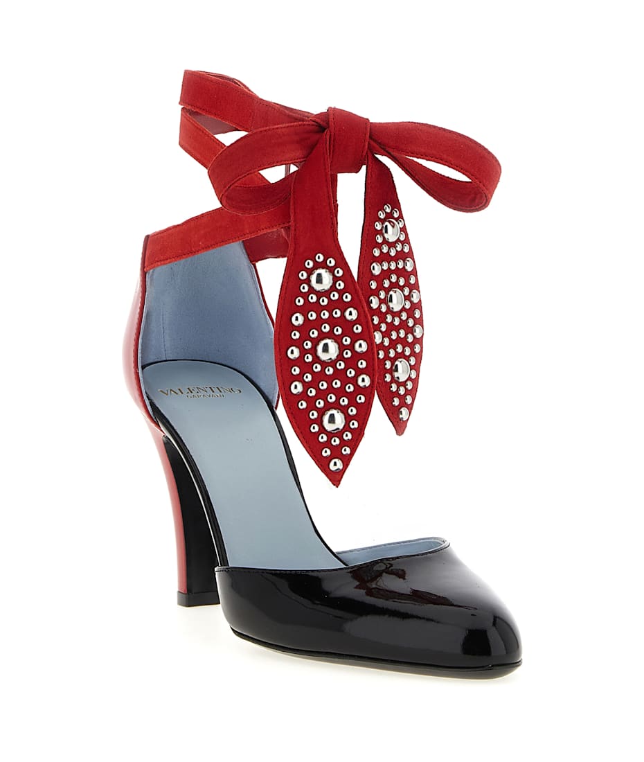 パンプス Valentino Garavani Two-Tone Leather Foliefol Valentino Garavani Two-tone Leather Foliefoliage Pumps