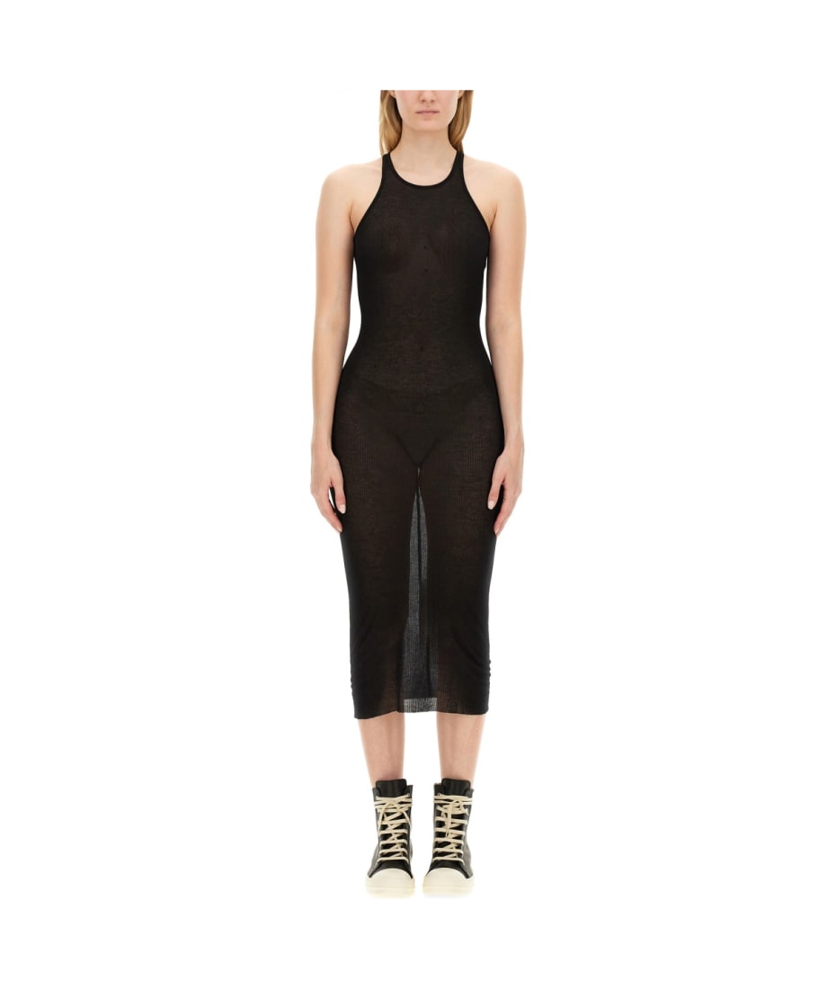 rick owens black tank dress