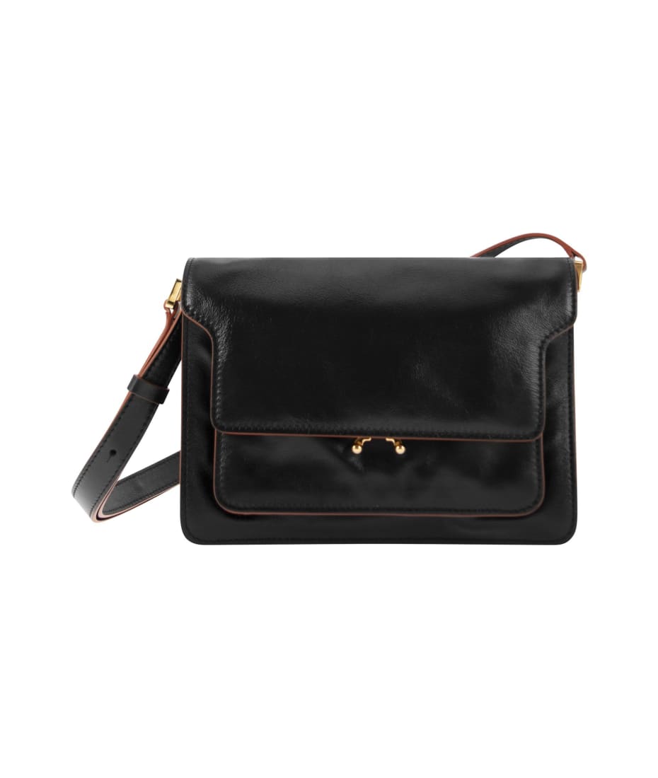 Trunk Soft Ew Crossbody - Marni - Black - Leather