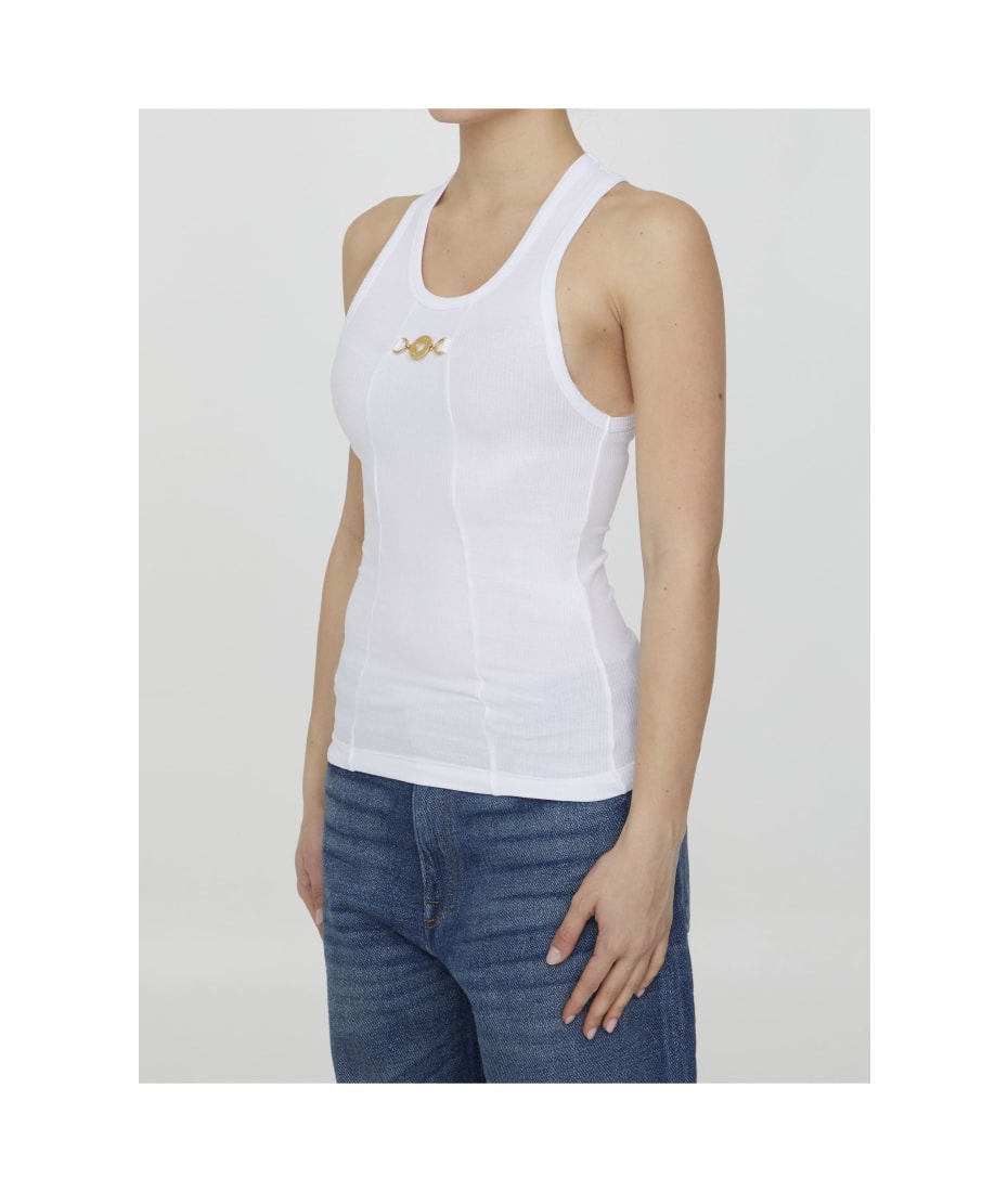 PATOU ICONIC TANK TOP ホワイト XS（Patou Medallion