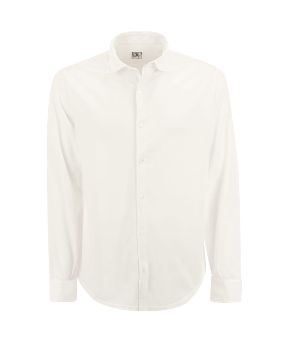 Tシャツ・カットソー Fedeli SS23 ROBERT - Cotton pique shirt (6UEF0123 41) Fedeli Robert - Cotton Piqué Shirt | italist