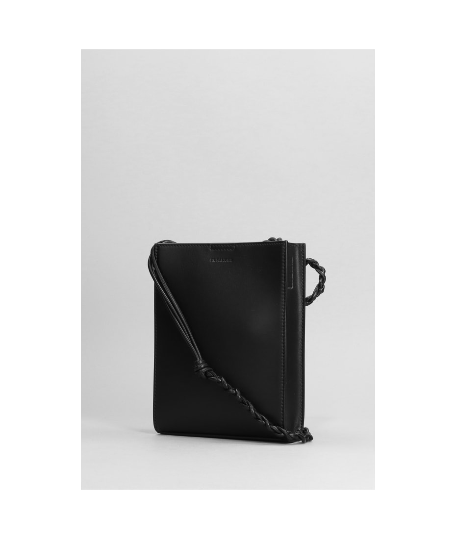 Jil Sander Tangle Sm Shoulder Bag In Black Leather | italist ...