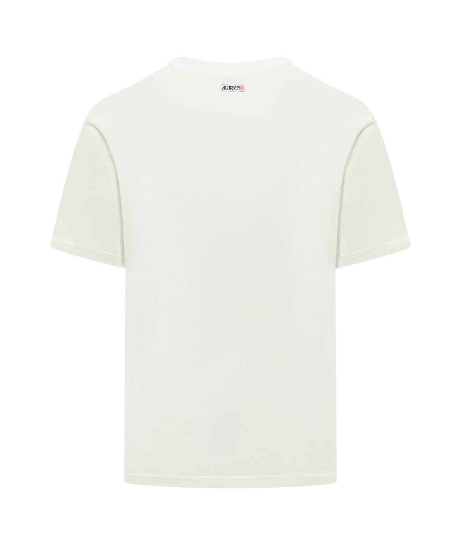 Tシャツ・カットソー AUTRY SS25 Cotton T-shirt with logo (TSPM A7CW) Autry Embroidered Autry Logo Tee Man