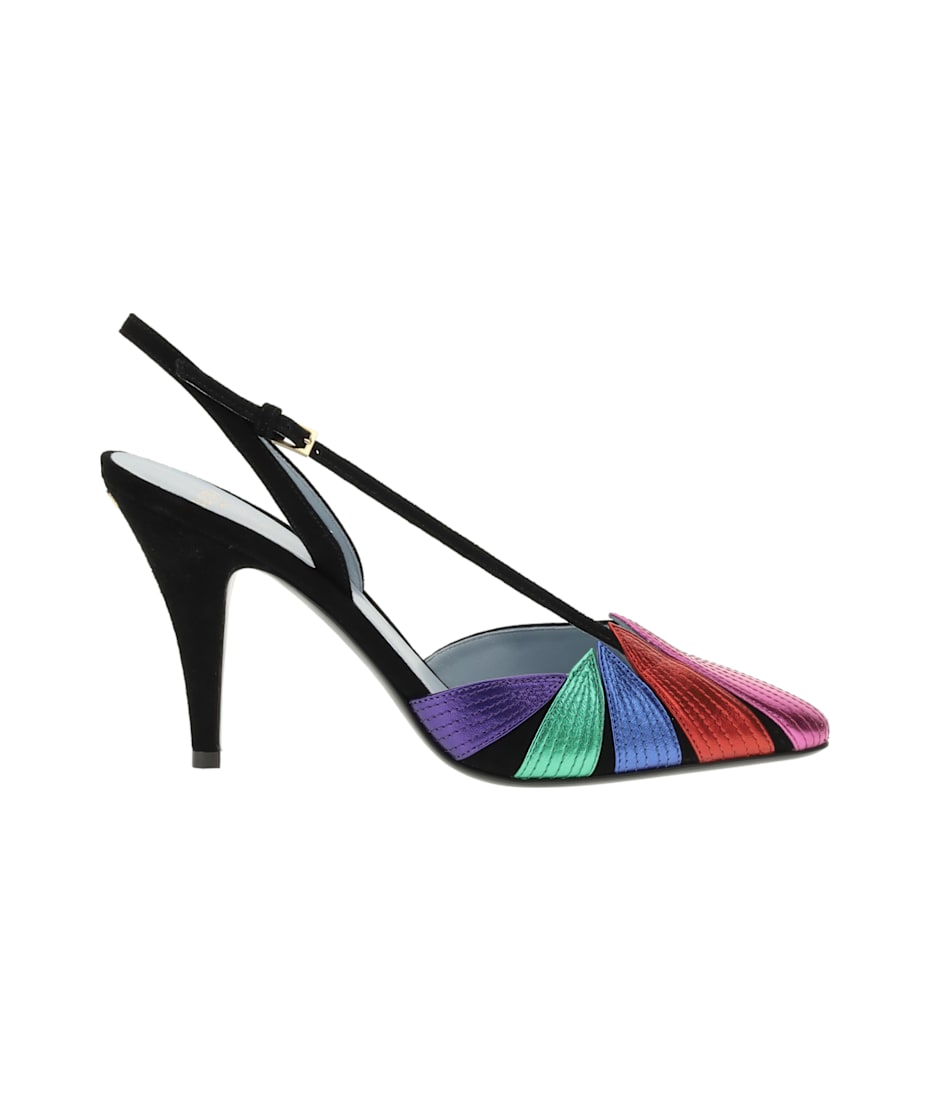 パンプス VALENTINO Valentino Garavani 'Foliefoliage' slingback Valentino Garavani Foliefoliage Slingback Pumps | italist