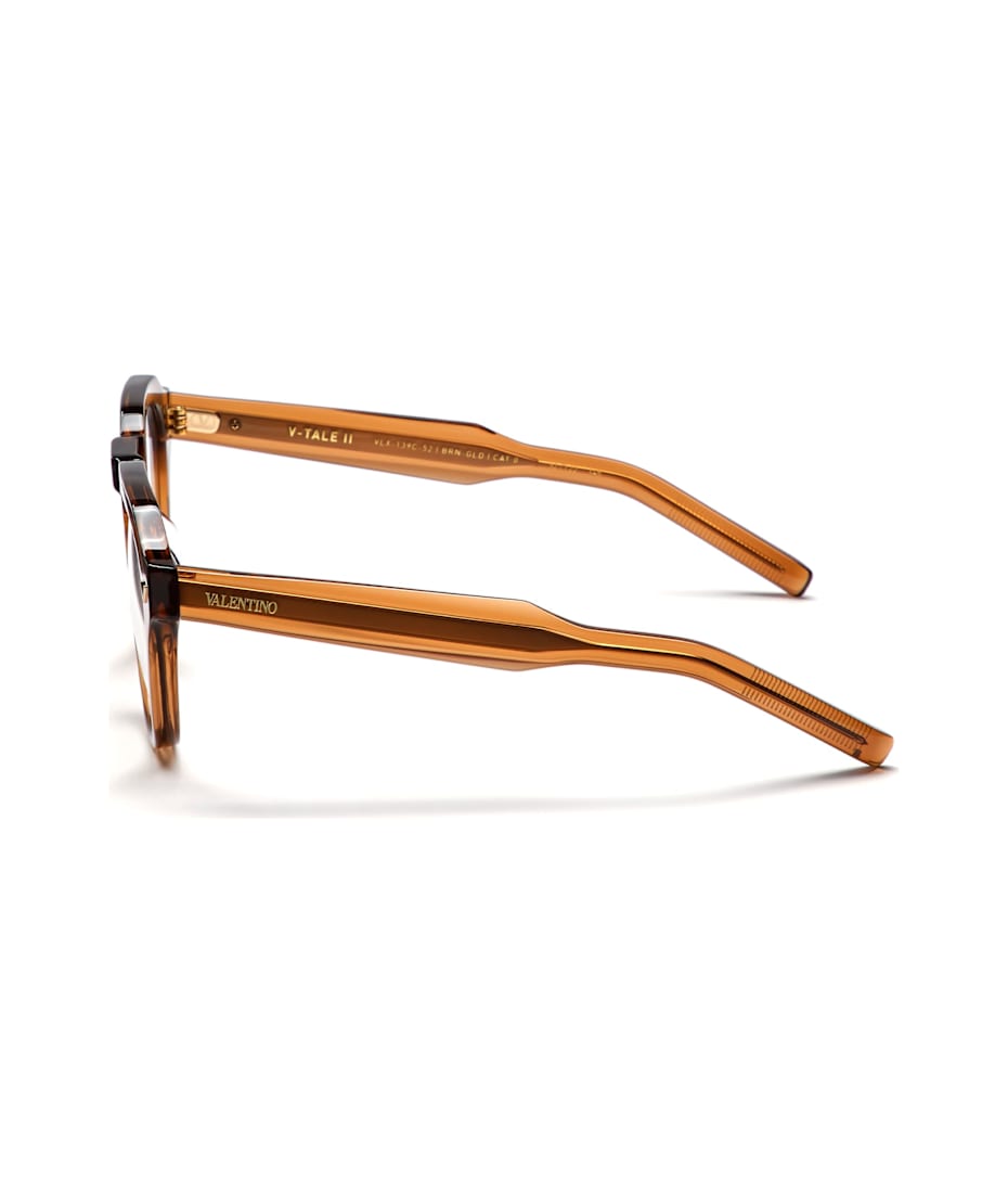 Valentino Eyewear V-tale-ii - Crystal Brown / Light Gold Rx