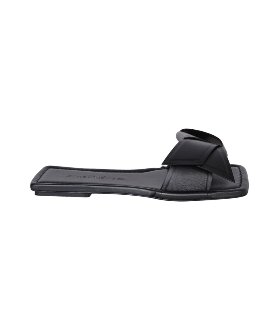 【送料&関税込】Acne Studios Musubi Sandals Acne Studios Musubi Black Sandals | italist