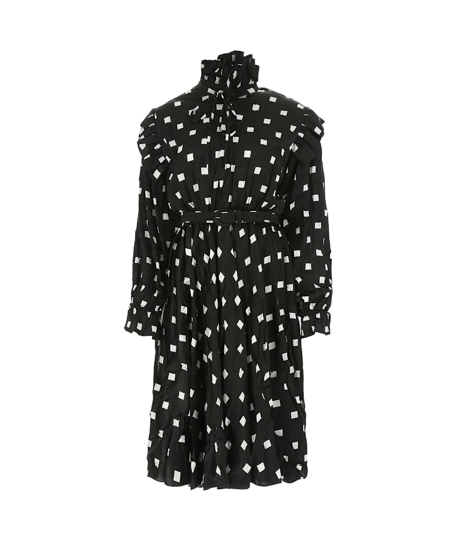 【送料&関税込】Balenciaga Embroidered Satin Dress Balenciaga Embroidered Satin Dress | italist
