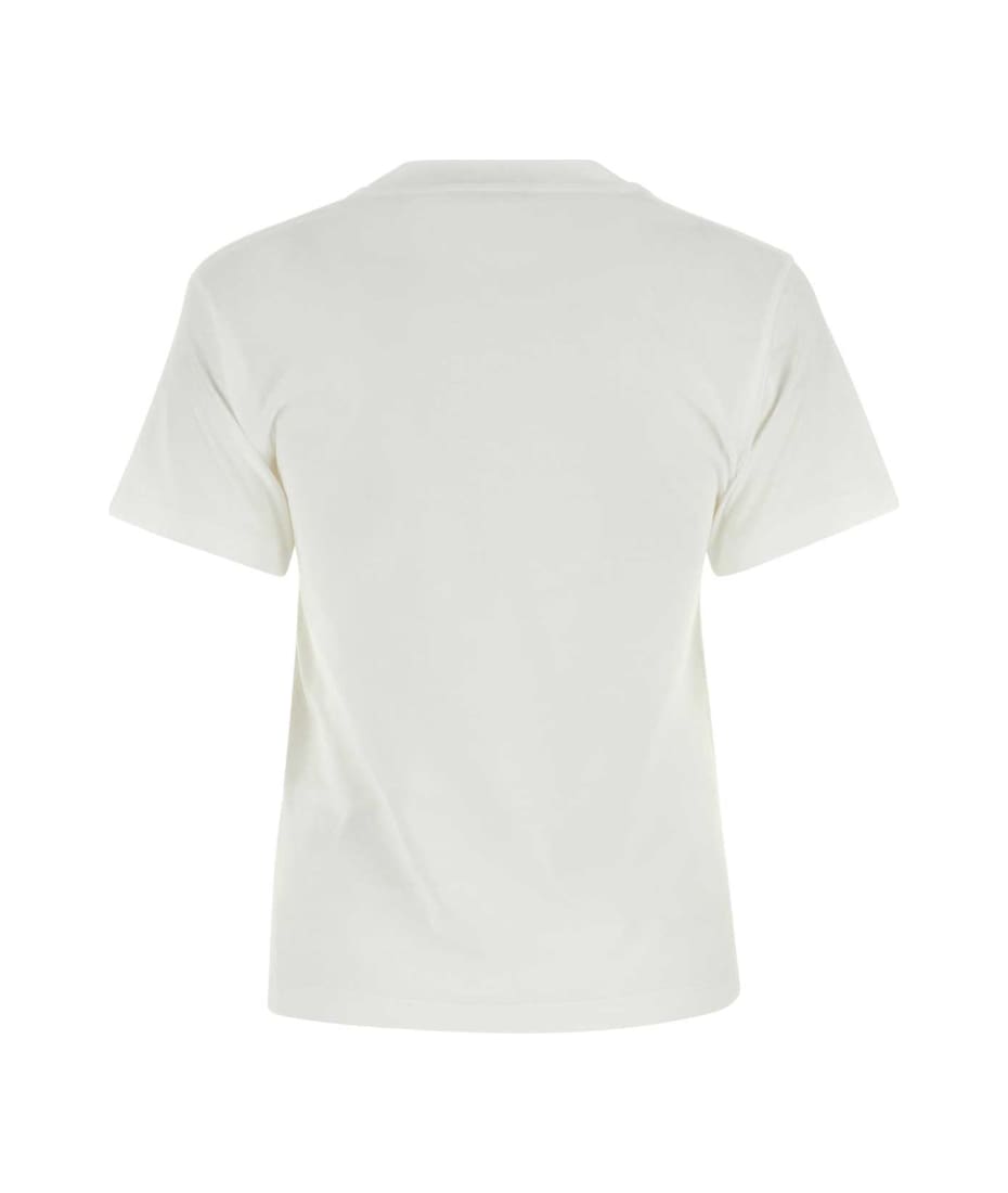 【関税＆送料込み】Valentino Garavani White Cotton T-Shirt Valentino Garavani - Logo cotton t-shirt White - The Corner