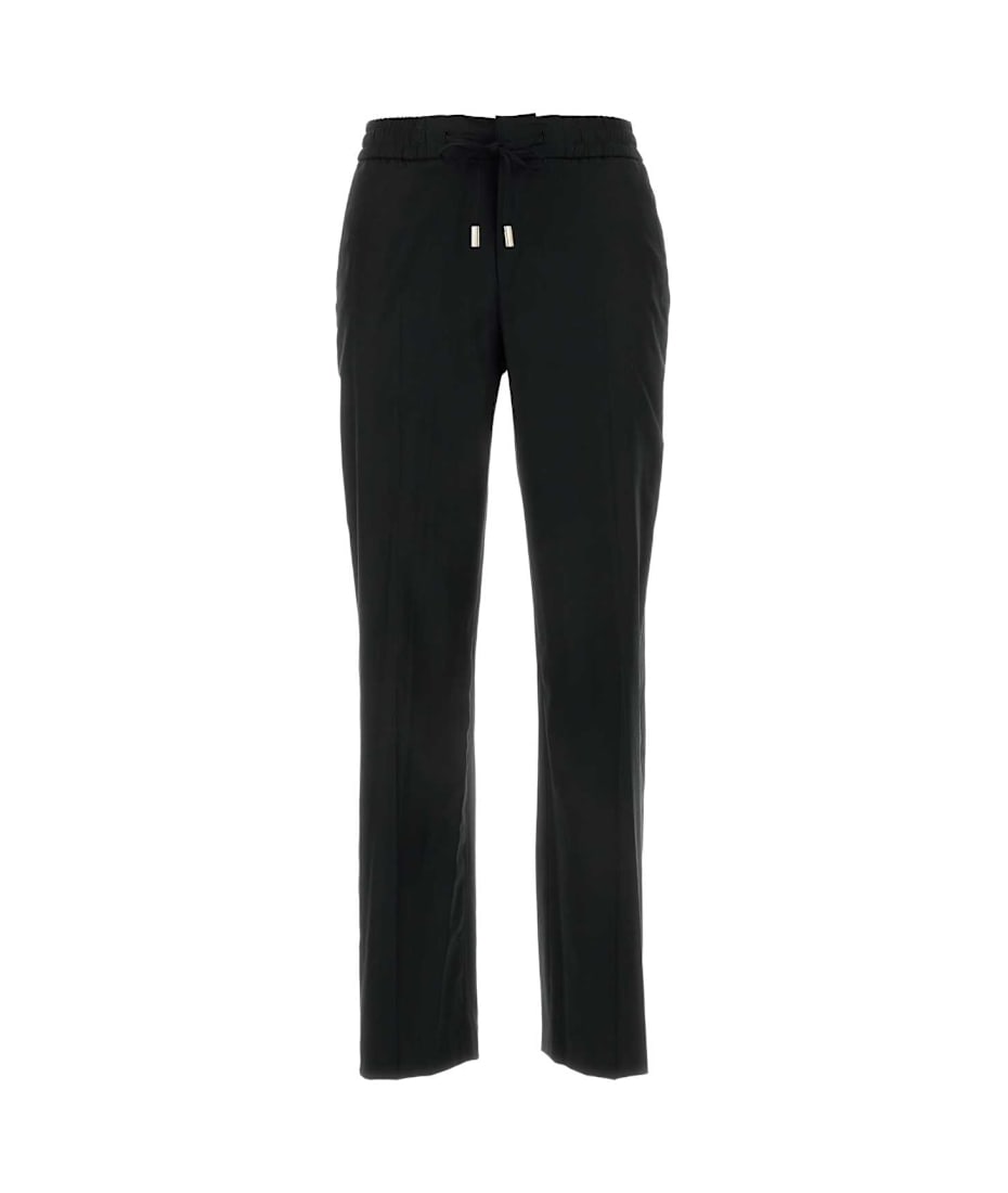 PT TORINO Black stretch wool pant (CDVSNYZ00STDMA37 0090)