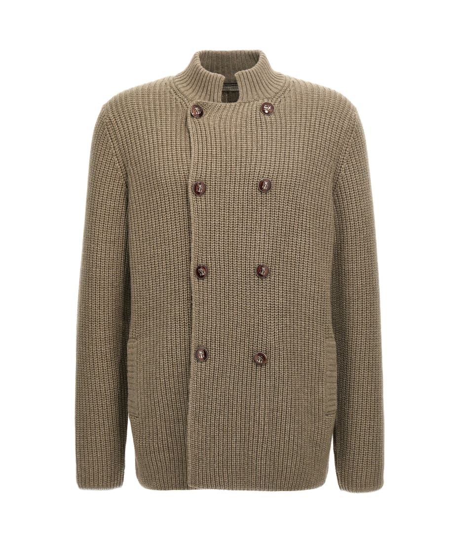 【関税込み】BRUNELLO CUCINELLI Double-breasted cardigan Brunello Cucinelli Double-breasted cardigan | julianfashion