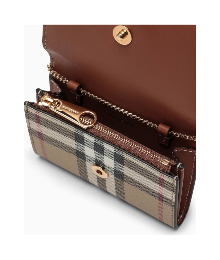 【BURBERRY】Check Card Holder/追跡+関税+全国送料込み Burberry Vintage Check Leather Zip Card Case () IFCHIC.COM
