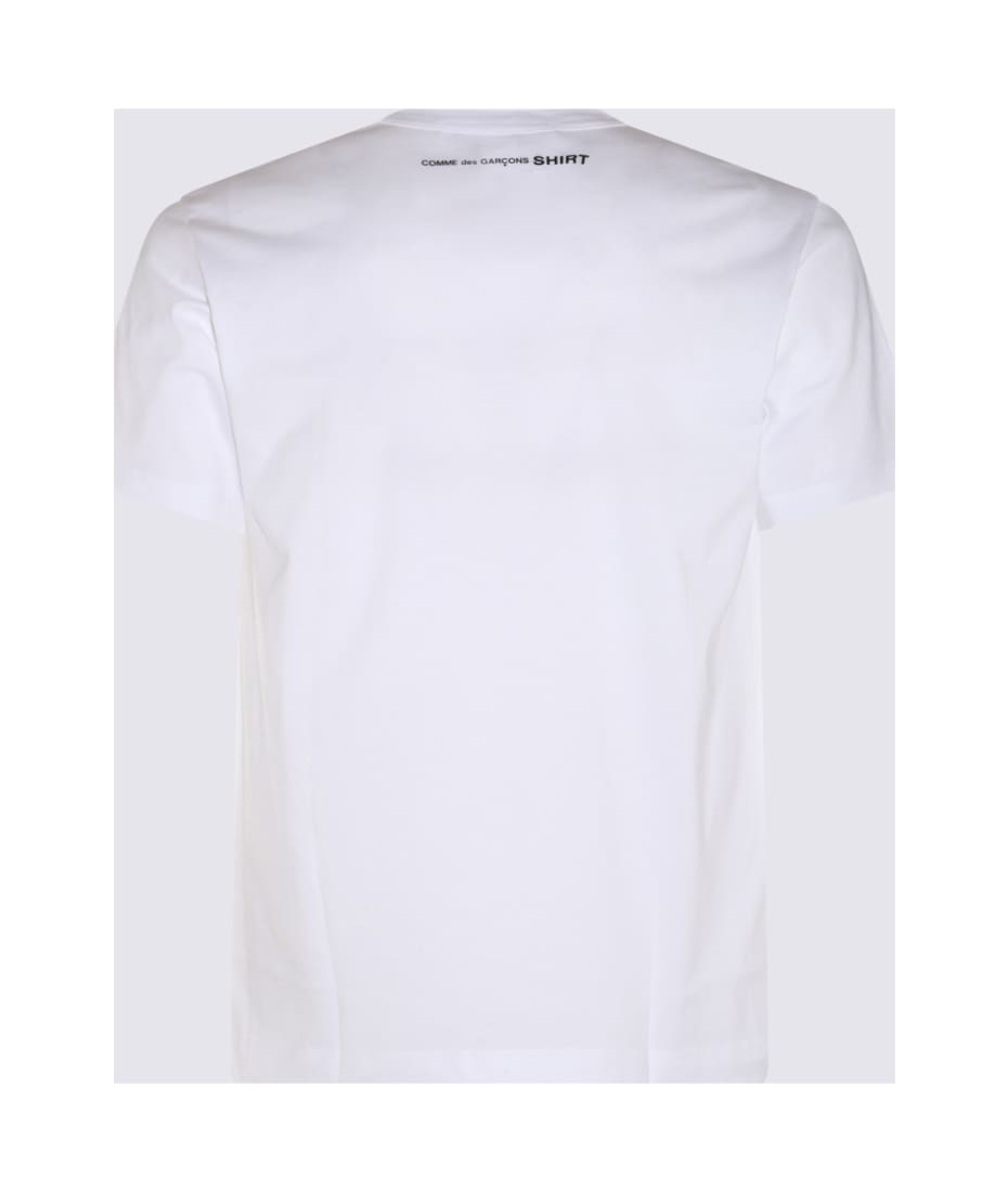 Tシャツ・カットソー COMME DES GARCONS Men T Shirts FMT012S24WHITE White CDG Homme: Men's Logo T-Shirt (White) | DSMNY E-SHOP